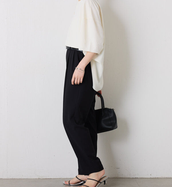  「ジャージスリムテーパードパンツ」|チノ|
