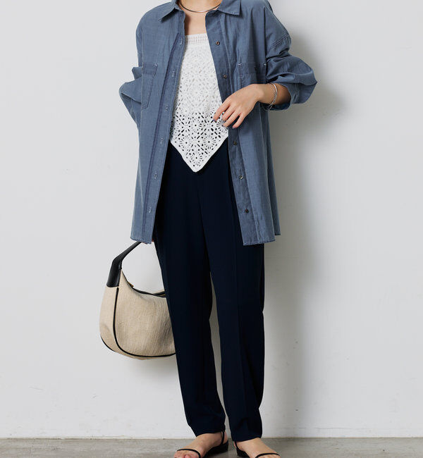  「シアーデニムシャツ」|シャツ・ブラウス|
