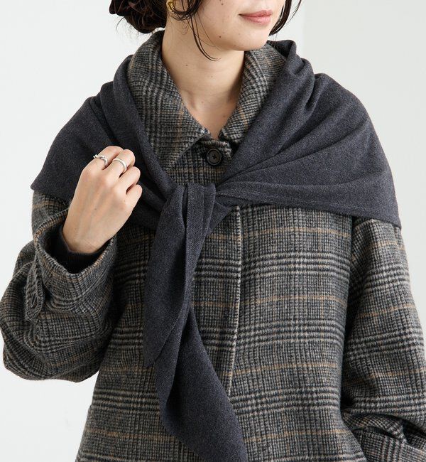  「【新色追加/リバイバル】【MONN.:.(モン)】サンカクストール」|ストール|