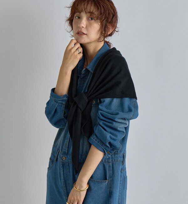  「【新色追加/リバイバル】【MONN.:.(モン)】サンカクストール」|ストール|