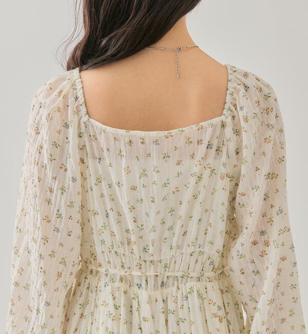  「小花コルセットワンピース」|ワンピース|