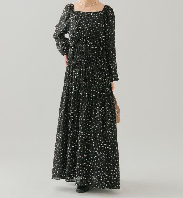  「小花コルセットワンピース」|ワンピース|