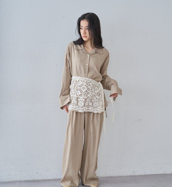  「【26SS予約】オープンカラーシャツ」|シャツ・ブラウス|