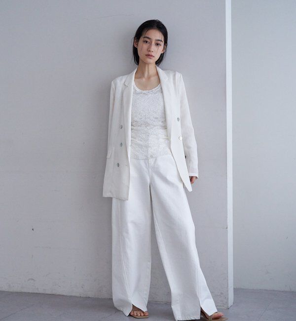  「【26SS予約】レースレイヤードカットソー」|Tシャツ・カットソー|