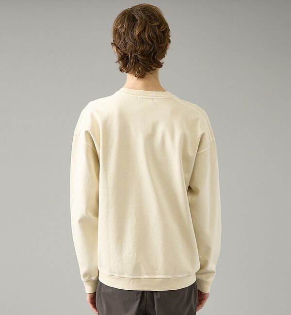 ABAHOUSE「【スウェットライク】フェード ポンチ クルーネック プルオーバー」|Tシャツ・カットソー|