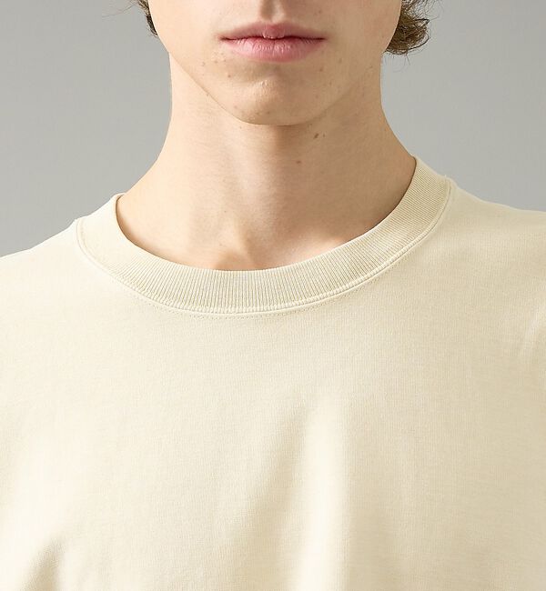 ABAHOUSE「【スウェットライク】フェード ポンチ クルーネック プルオーバー」|Tシャツ・カットソー|