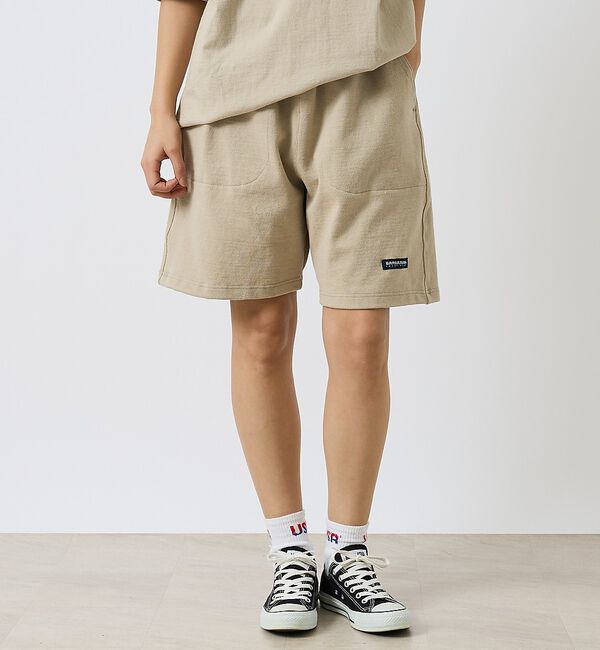 ABAHOUSE「【BARBARIAN / バーバリアン】knit short pants/ヘビー」|その他|ライトベージュ