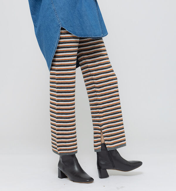 Rouge vif「【+81 BRANCA】ハイウエストニットパンツ」|その他|