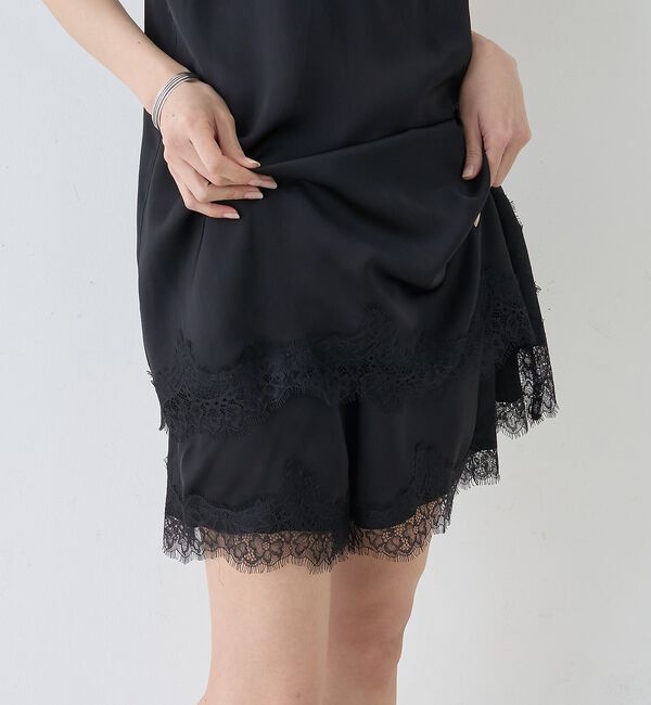 Rouge vif「【セットアップ対応】レースサテンショートパンツ【予約】」|その他|