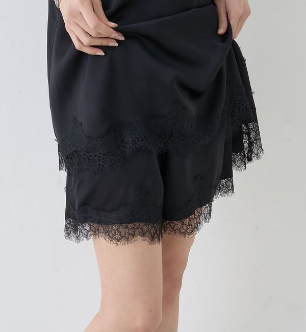Rouge vif「【セットアップ対応】レースサテンショートパンツ【予約】」|その他|