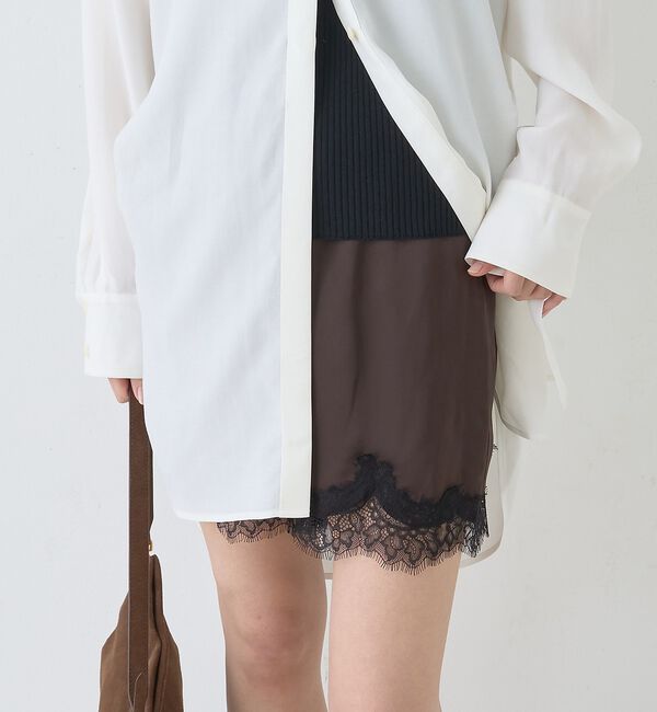 Rouge vif「【セットアップ対応】レースサテンショートパンツ【予約】」|その他|