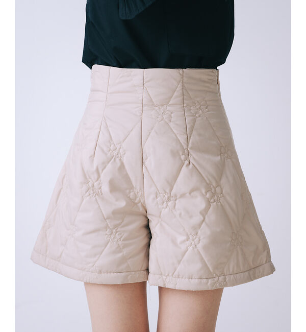 SELFIST「オリジナルロゴフラワー刺繍中綿ショートパンツ」|その他|