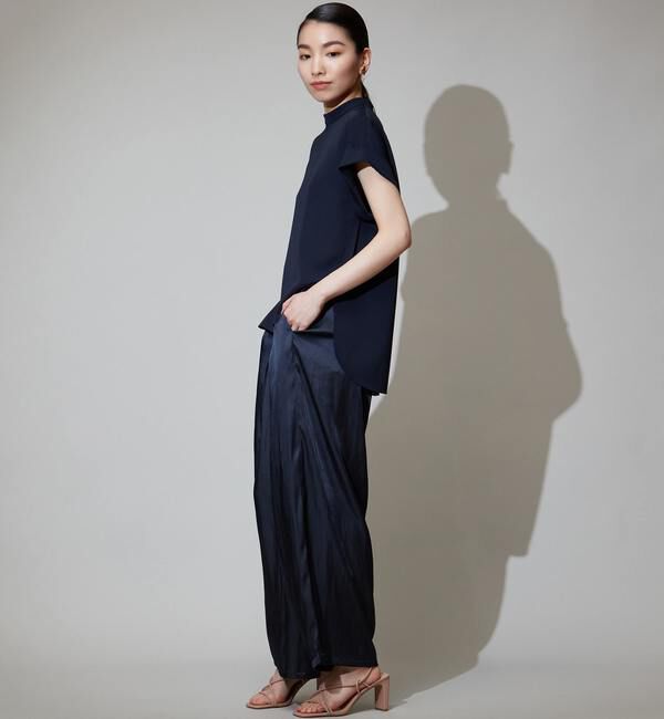 TIARA「《定番》ギャザーパンツ」|その他|ネイビー