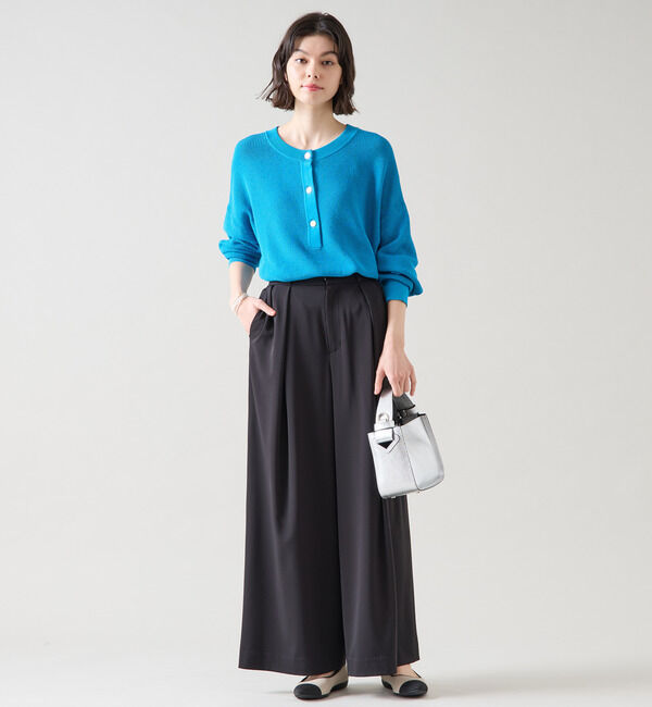 TIARA「タックワイドパンツ（セットアップ可）」|その他|