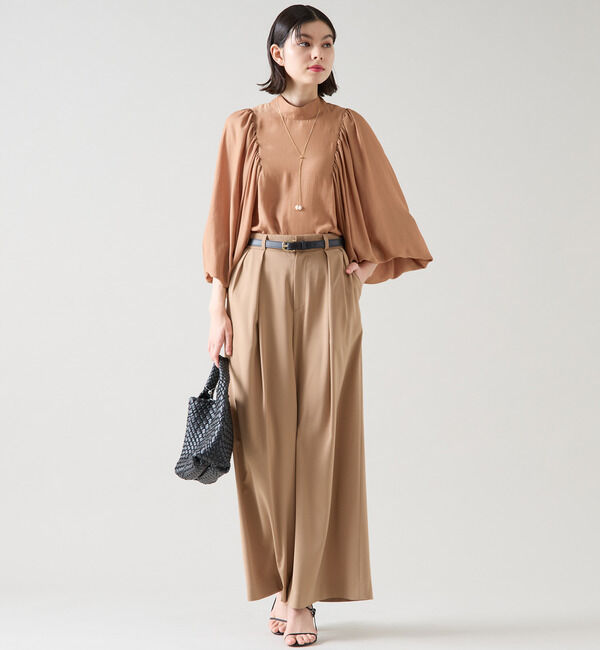 TIARA「タックワイドパンツ（セットアップ可）」|その他|