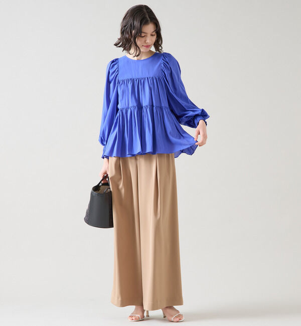 TIARA「タックワイドパンツ（セットアップ可）」|その他|