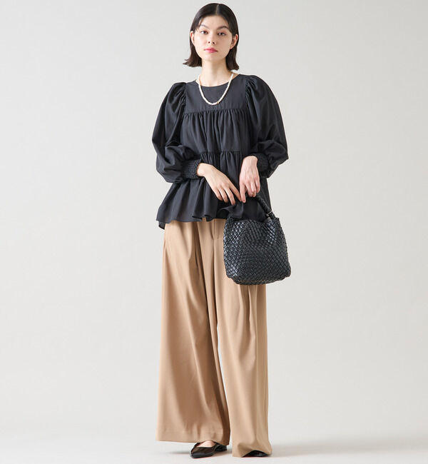TIARA「タックワイドパンツ（セットアップ可）」|その他|