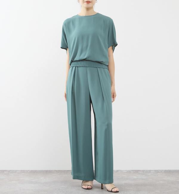 TIARA「センタープレスタックワイドパンツ（セットアップ可）」|その他|