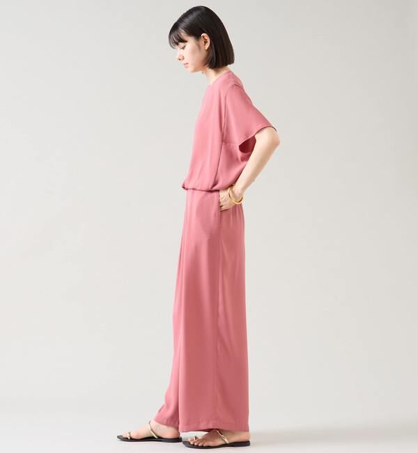 TIARA「センタープレスタックワイドパンツ（セットアップ可）」|その他|