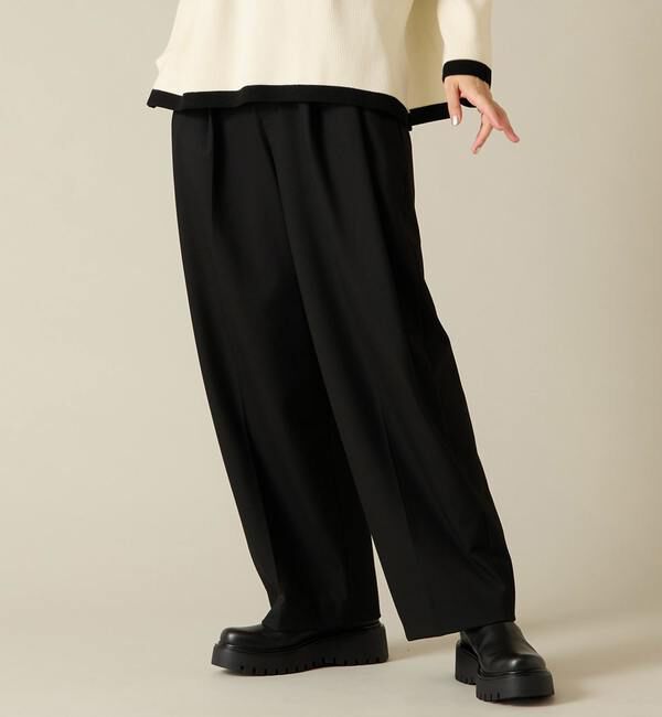 Liesse「2WAYワイドパンツ」|その他|ネイビー