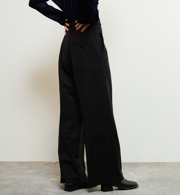 Soffitto「【定番型】ウール混セミワイドパンツ」|その他|