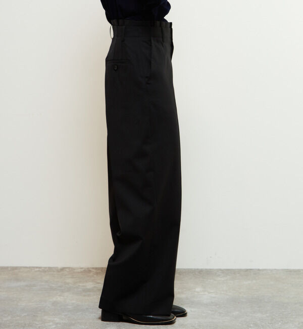 Soffitto「【定番型】ウール混セミワイドパンツ」|その他|