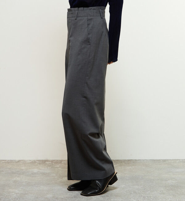 Soffitto「【定番型】ウール混セミワイドパンツ」|その他|