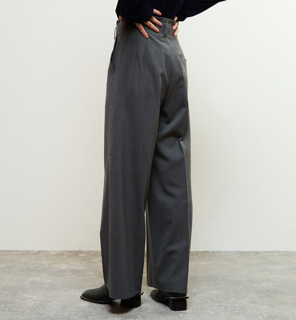 Soffitto「【定番型】ウール混セミワイドパンツ」|その他|