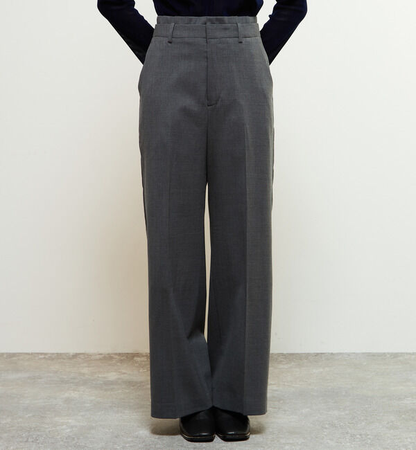 Soffitto「【定番型】ウール混セミワイドパンツ」|その他|