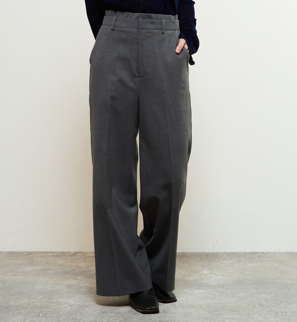 Soffitto「【定番型】ウール混セミワイドパンツ」|その他|