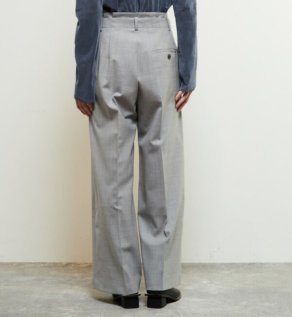 Soffitto「【定番型】ウール混セミワイドパンツ」|その他|