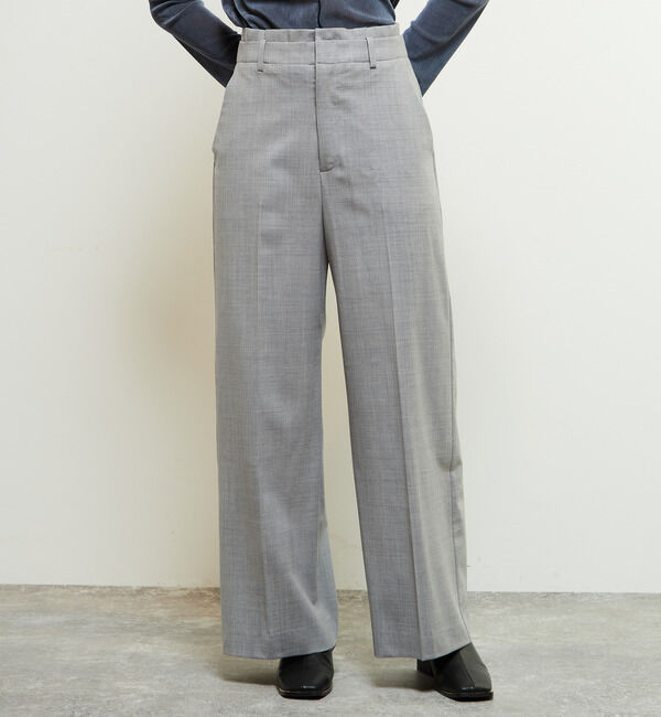 Soffitto「【定番型】ウール混セミワイドパンツ」|その他|