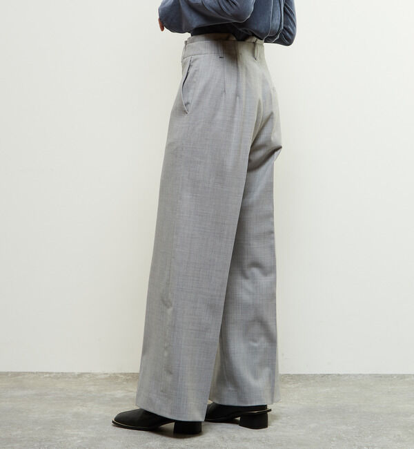 Soffitto「【定番型】ウール混セミワイドパンツ」|その他|