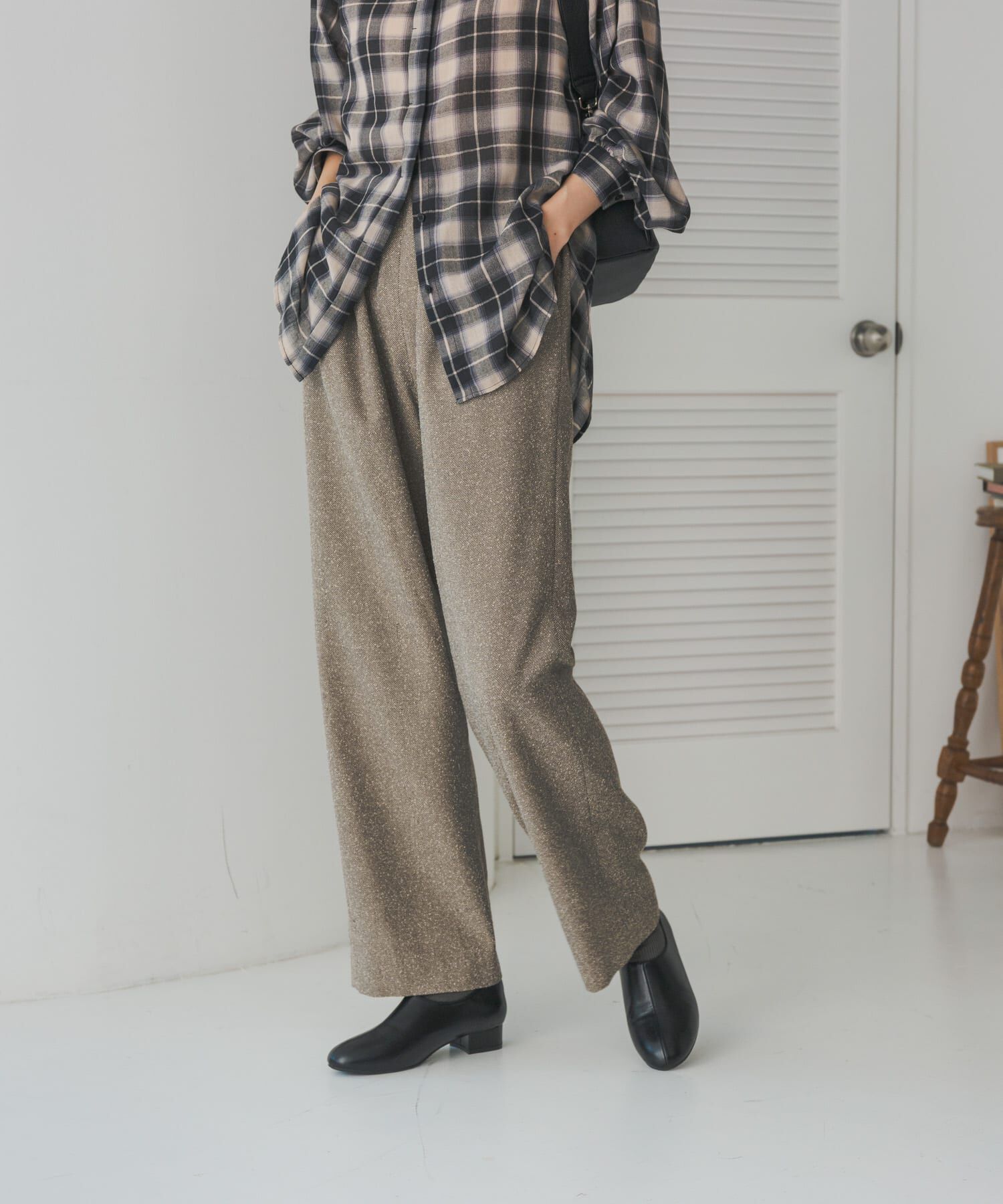 URBAN RESEARCH DOORS「ネップツィードイージーパンツ」|その他|