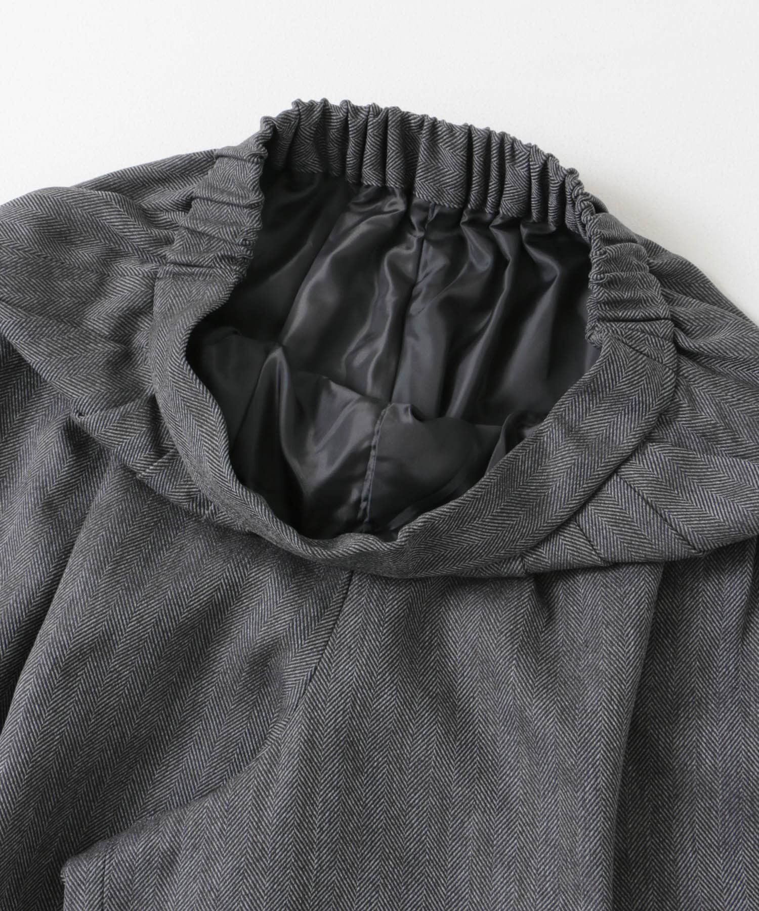 URBAN RESEARCH DOORS「メランジヘリンボーンギャザーワイドパンツ」|その他|