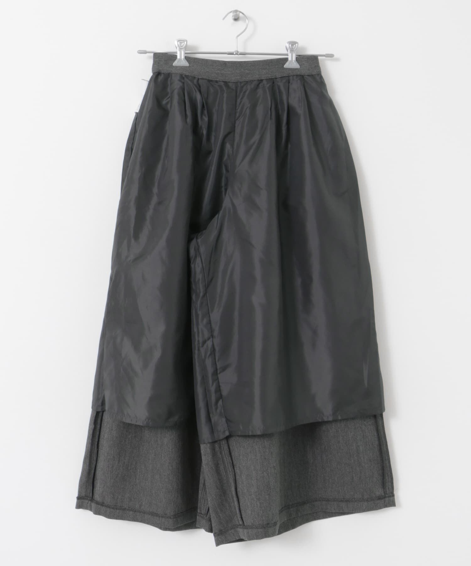 URBAN RESEARCH DOORS「メランジヘリンボーンギャザーワイドパンツ」|その他|