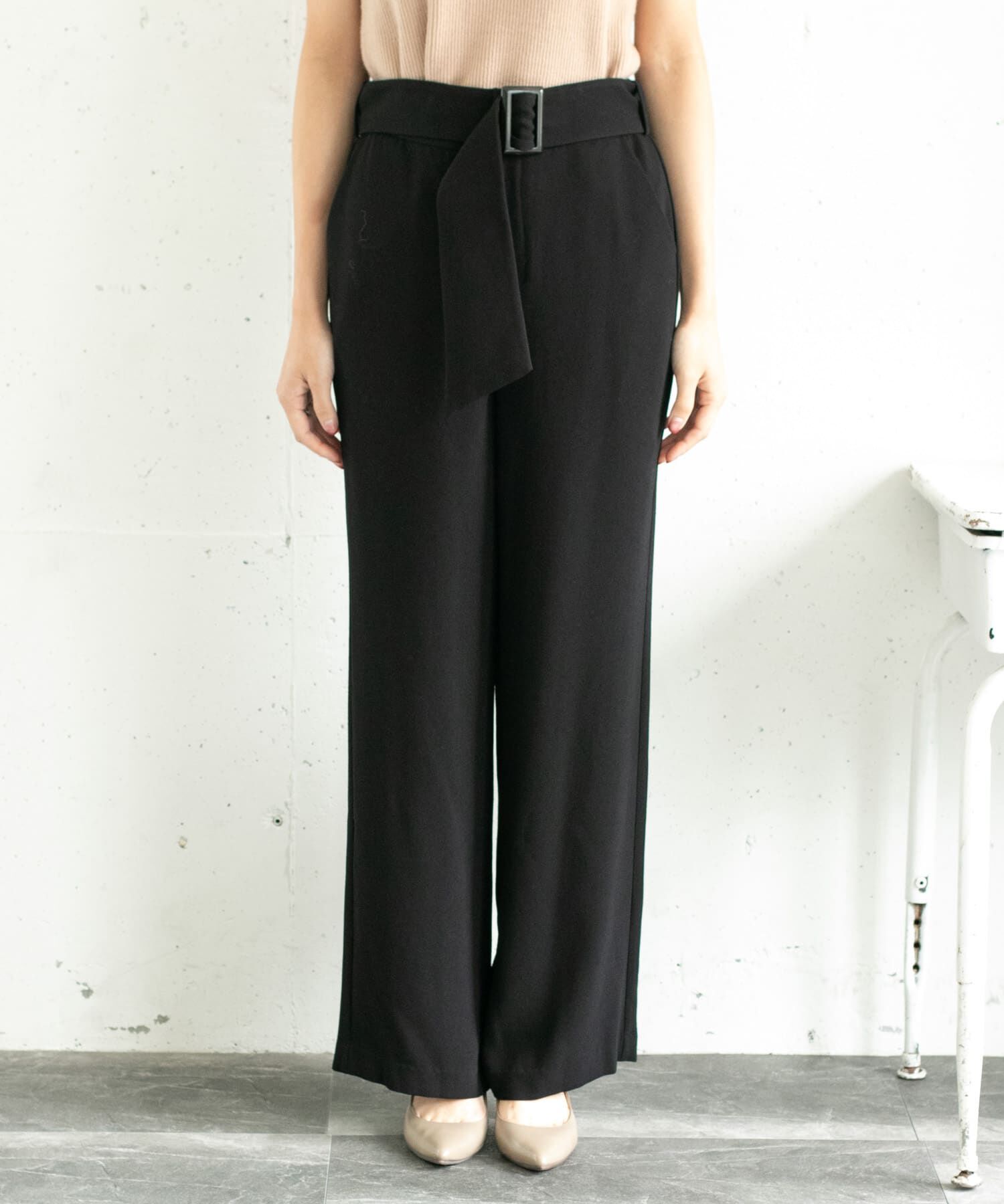 URBAN RESEARCH ROSSO「ベルト付きセミワイドパンツ&there4;」|その他|