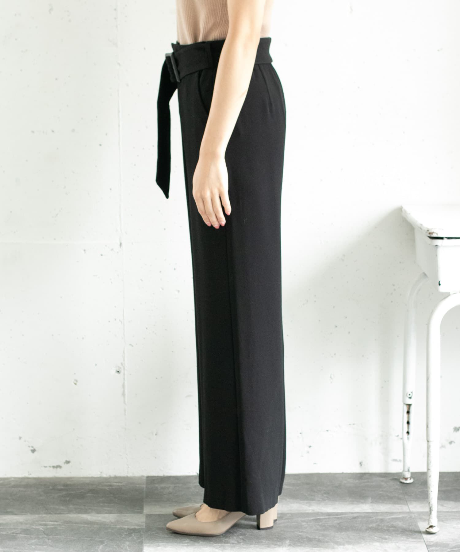 URBAN RESEARCH ROSSO「ベルト付きセミワイドパンツ&there4;」|その他|