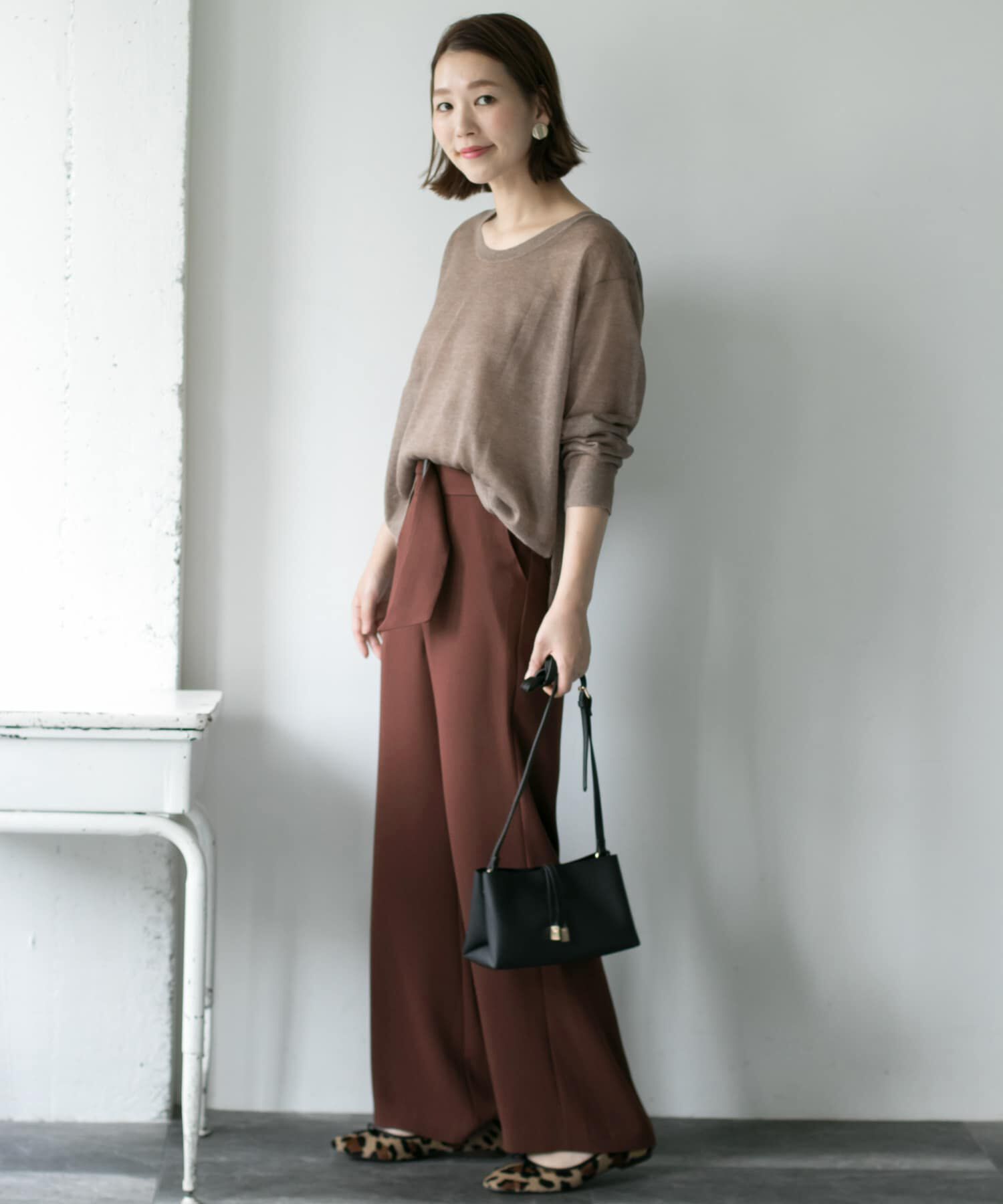 URBAN RESEARCH ROSSO「ベルト付きセミワイドパンツ&there4;」|その他|