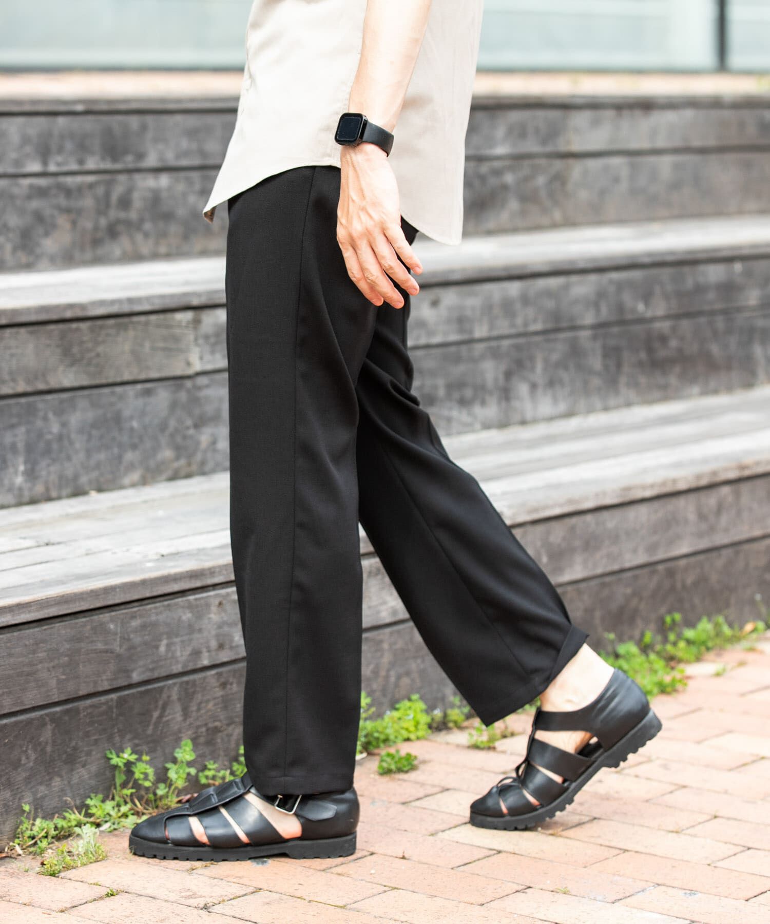 URBAN RESEARCH ROSSO「『WEB限定』『セットアップ対応』パナマ風ストレートパンツ」|その他|