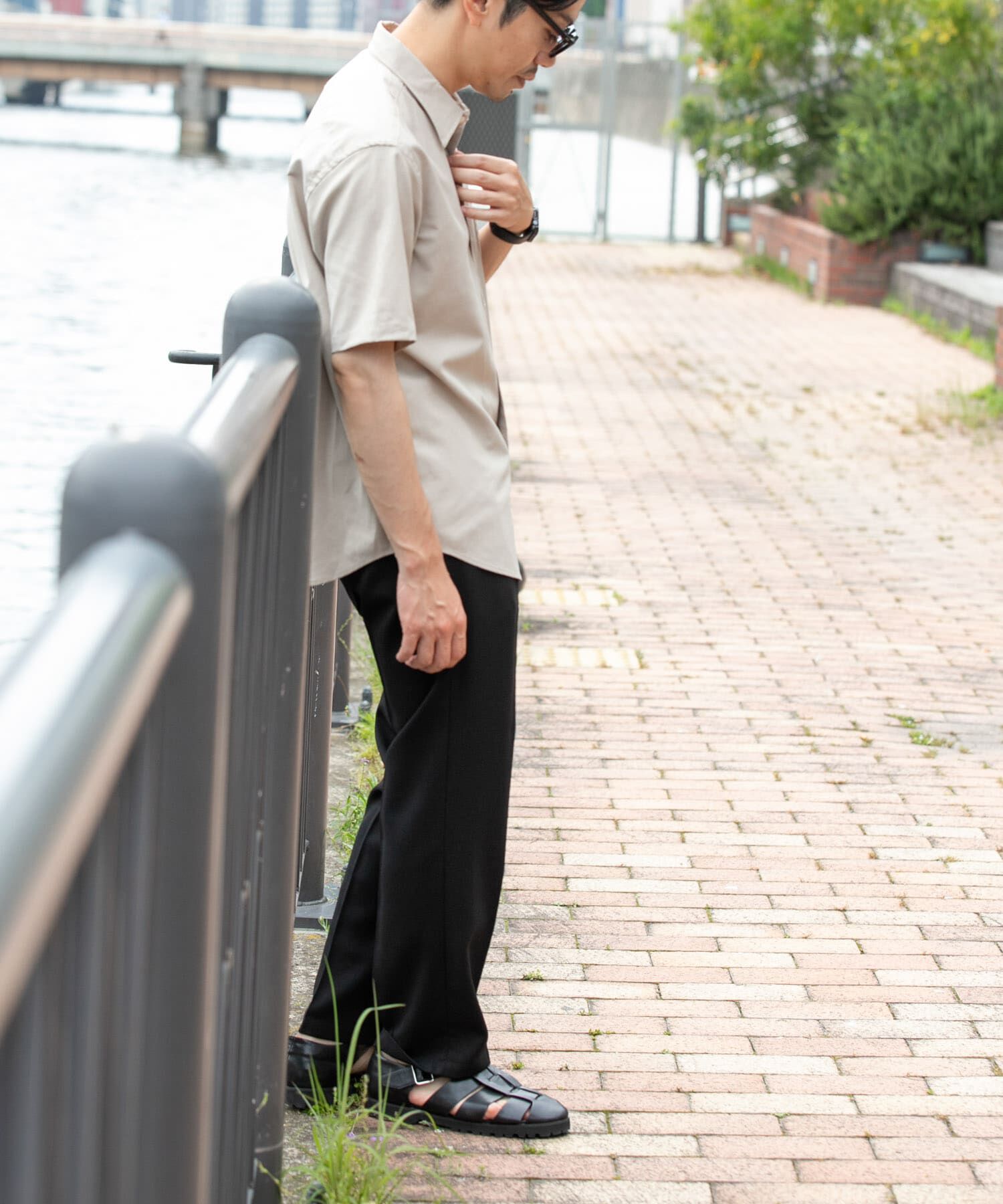 URBAN RESEARCH ROSSO「『WEB限定』『セットアップ対応』パナマ風ストレートパンツ」|その他|