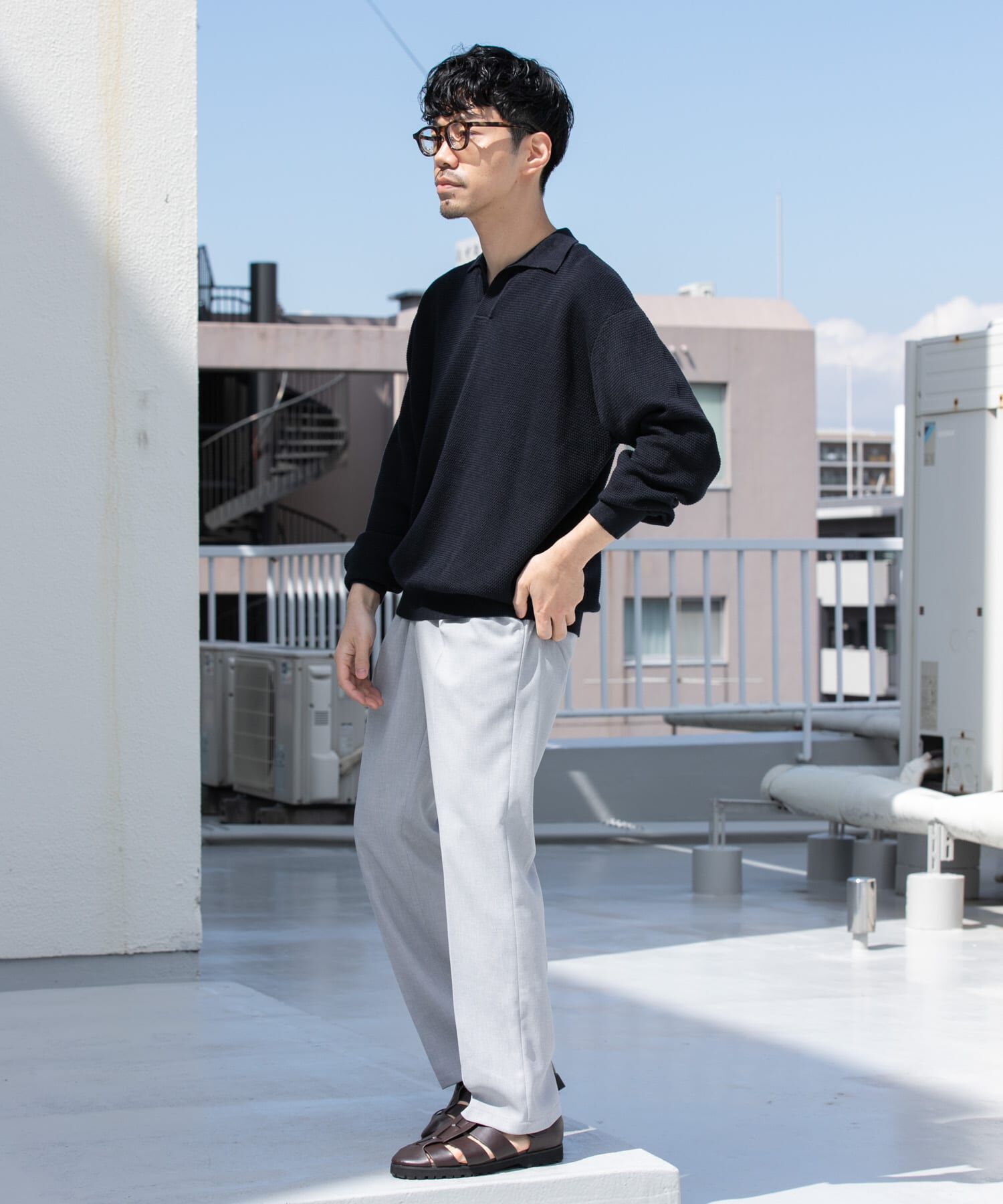 URBAN RESEARCH ROSSO「『WEB限定』『セットアップ対応』パナマ風ストレートパンツ」|その他|