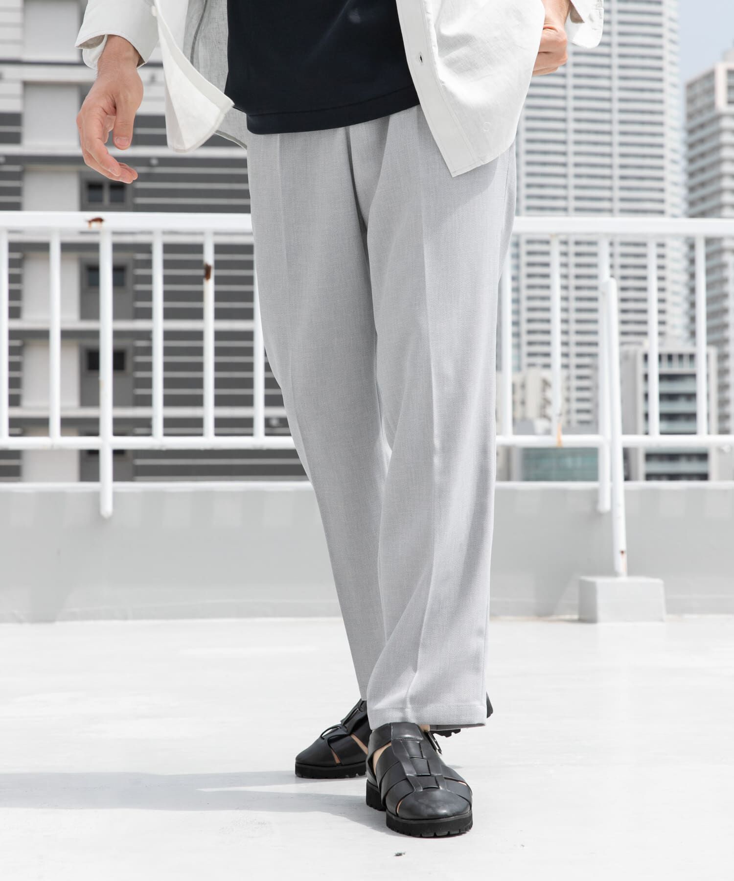 URBAN RESEARCH ROSSO「『WEB限定』『セットアップ対応』パナマ風ストレートパンツ」|その他|