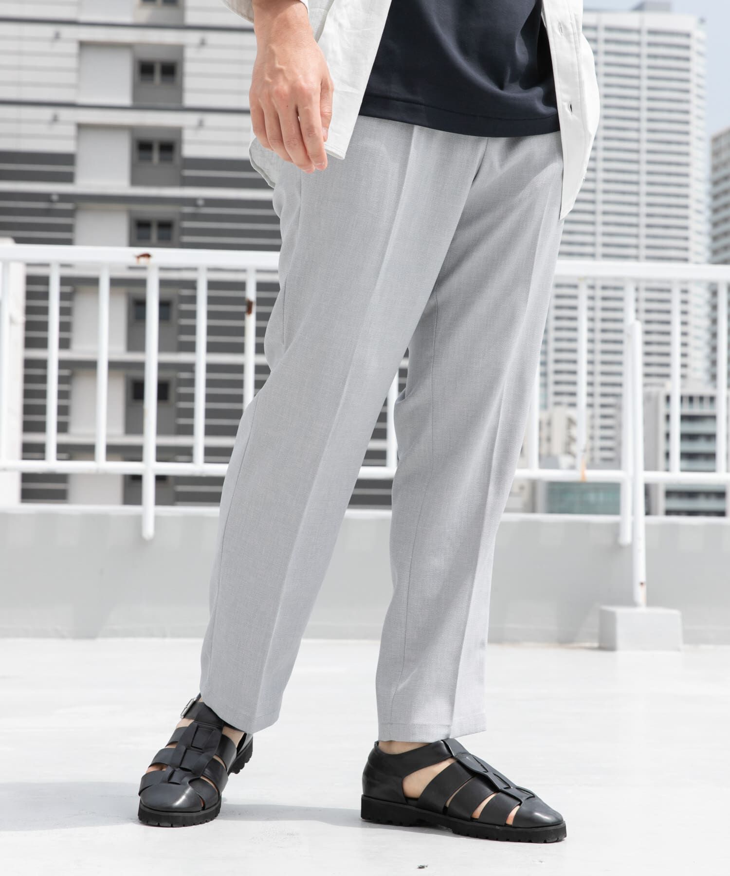 URBAN RESEARCH ROSSO「『WEB限定』『セットアップ対応』パナマ風ストレートパンツ」|その他|