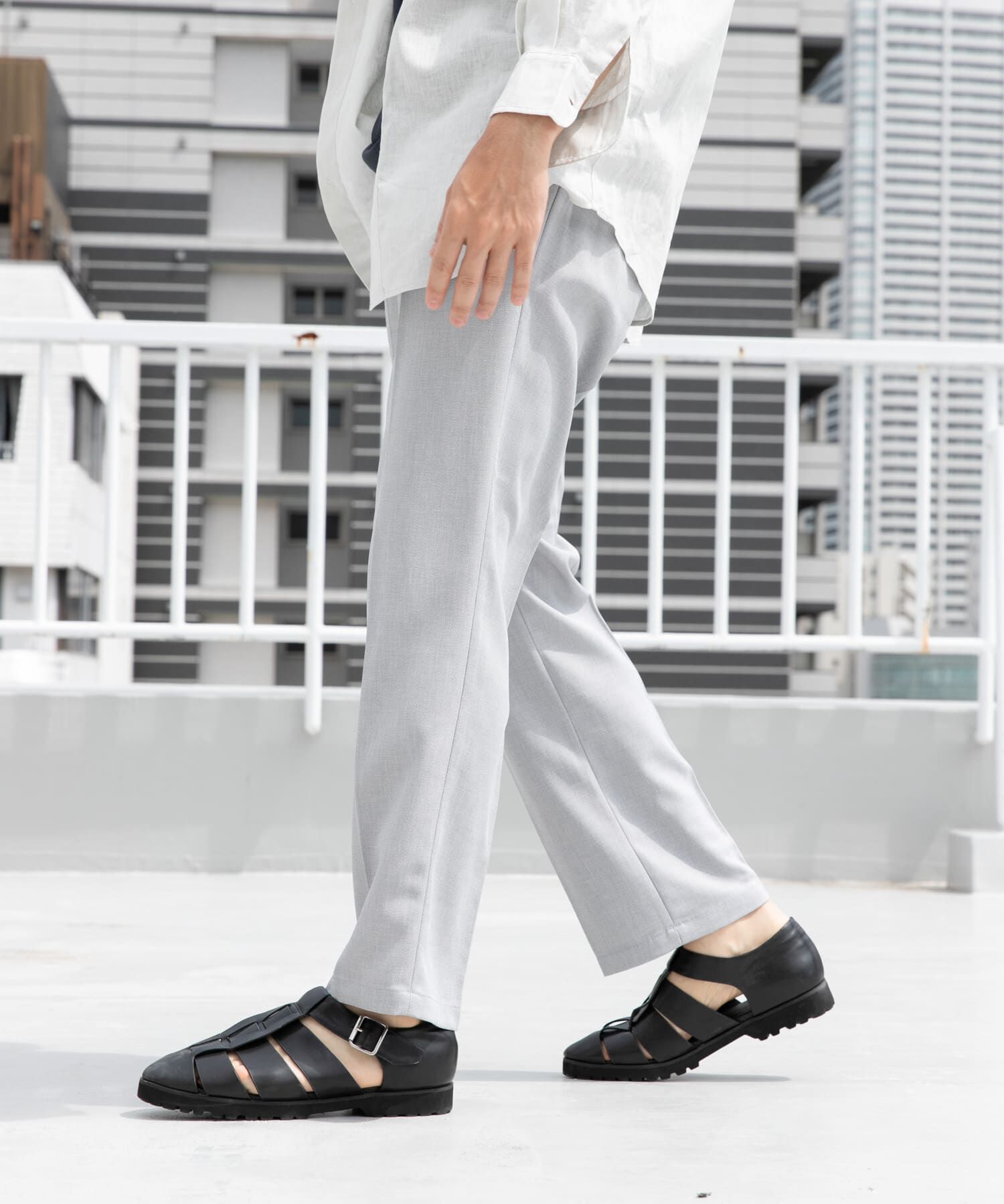 URBAN RESEARCH ROSSO「『WEB限定』『セットアップ対応』パナマ風ストレートパンツ」|その他|