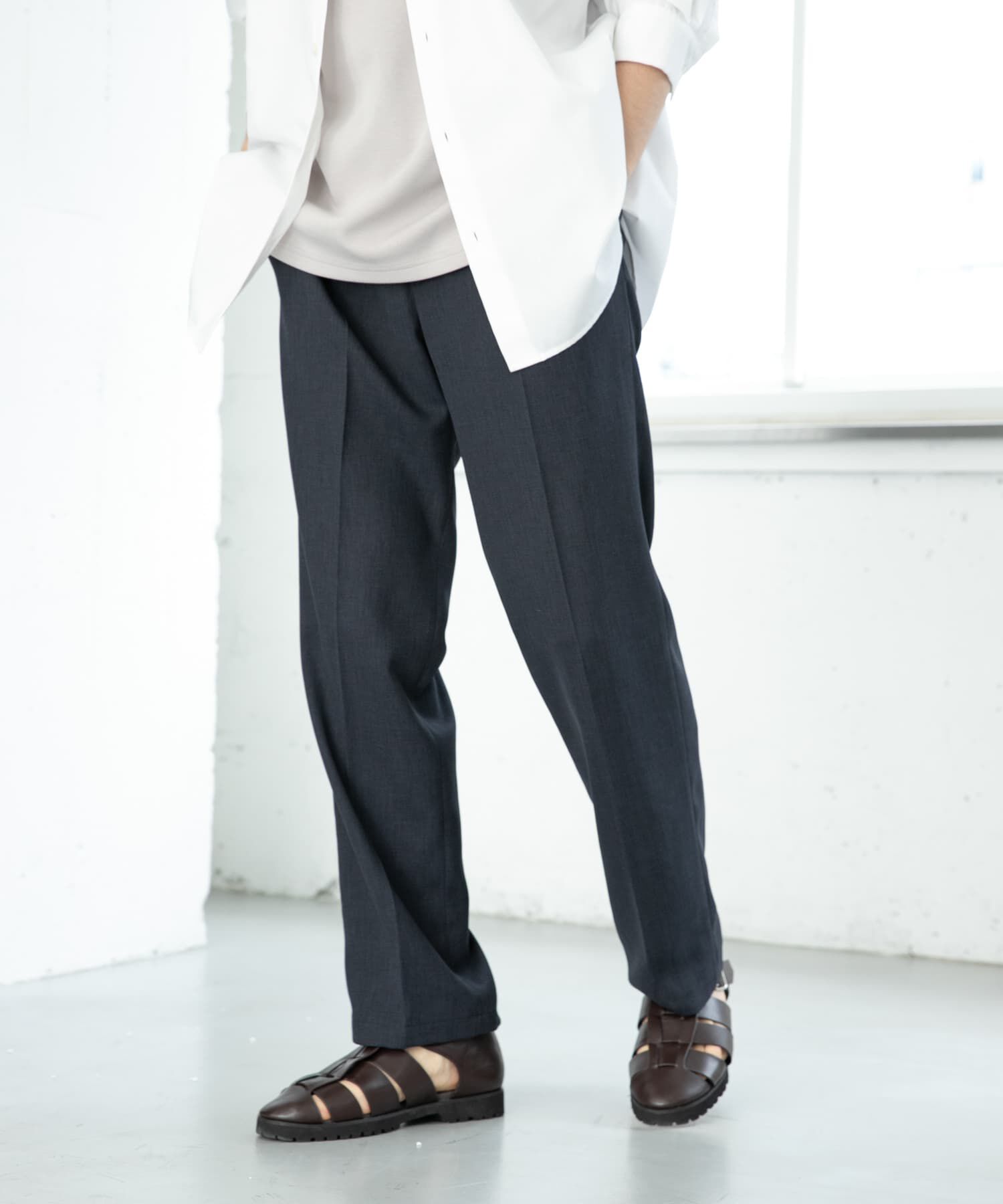 URBAN RESEARCH ROSSO「『WEB限定』『セットアップ対応』パナマ風ストレートパンツ」|その他|