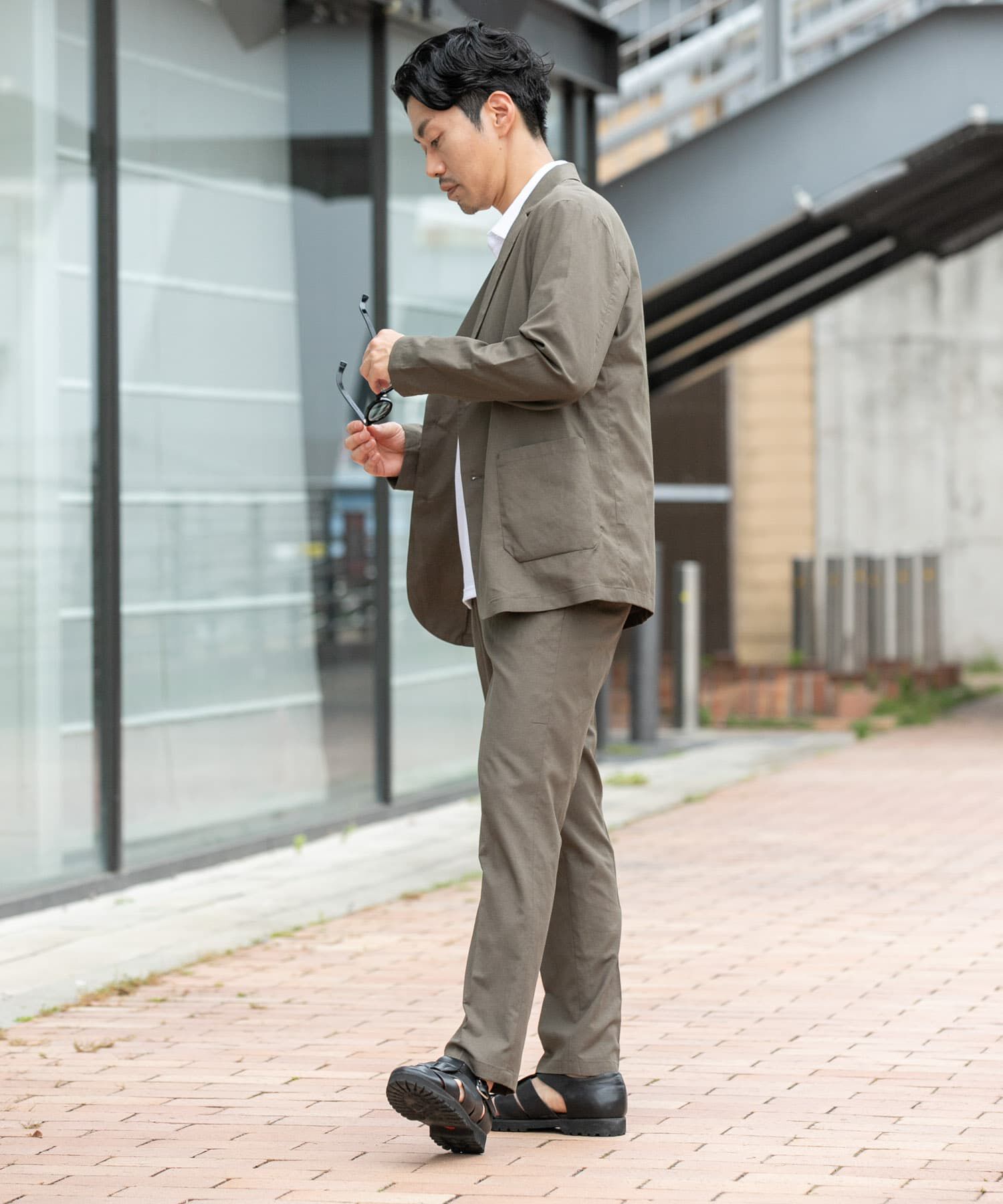 URBAN RESEARCH ROSSO「『防シワ』『XLサイズあり』ハイパフォーマンスリネンセットアップ」|その他|