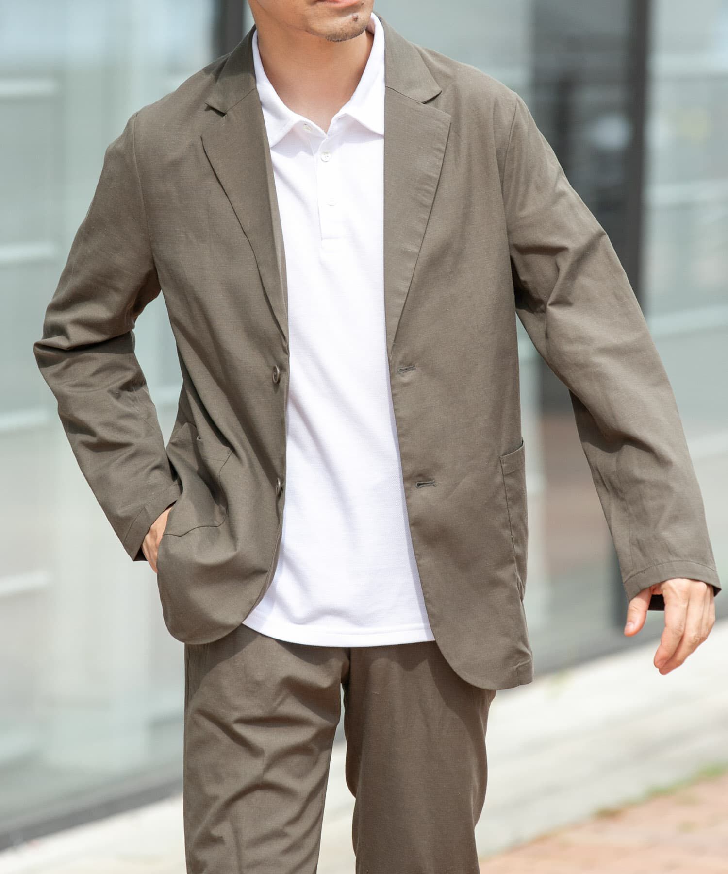 URBAN RESEARCH ROSSO「『防シワ』『XLサイズあり』ハイパフォーマンスリネンセットアップ」|その他|