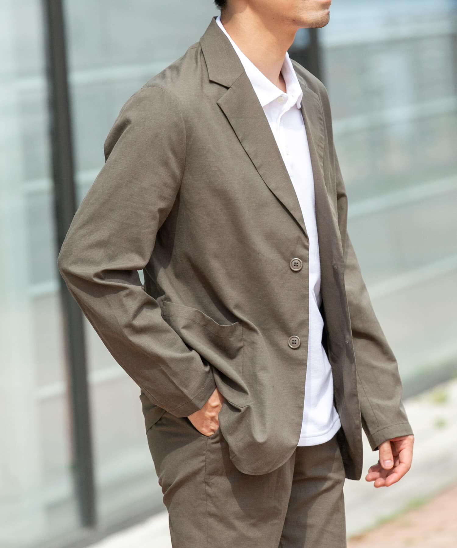 URBAN RESEARCH ROSSO「『防シワ』『XLサイズあり』ハイパフォーマンスリネンセットアップ」|その他|