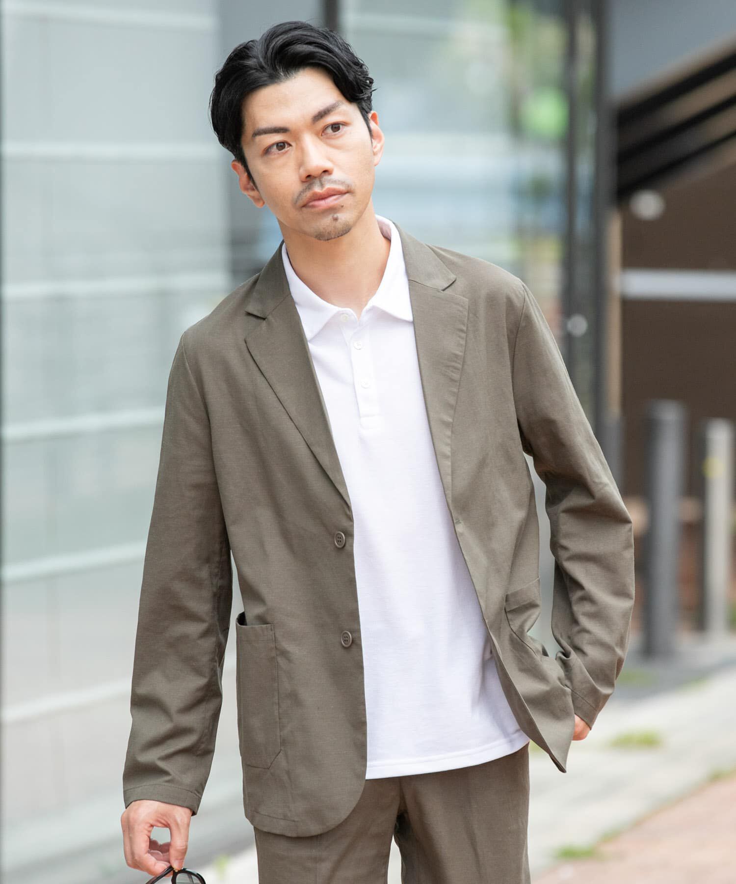 URBAN RESEARCH ROSSO「『防シワ』『XLサイズあり』ハイパフォーマンスリネンセットアップ」|その他|